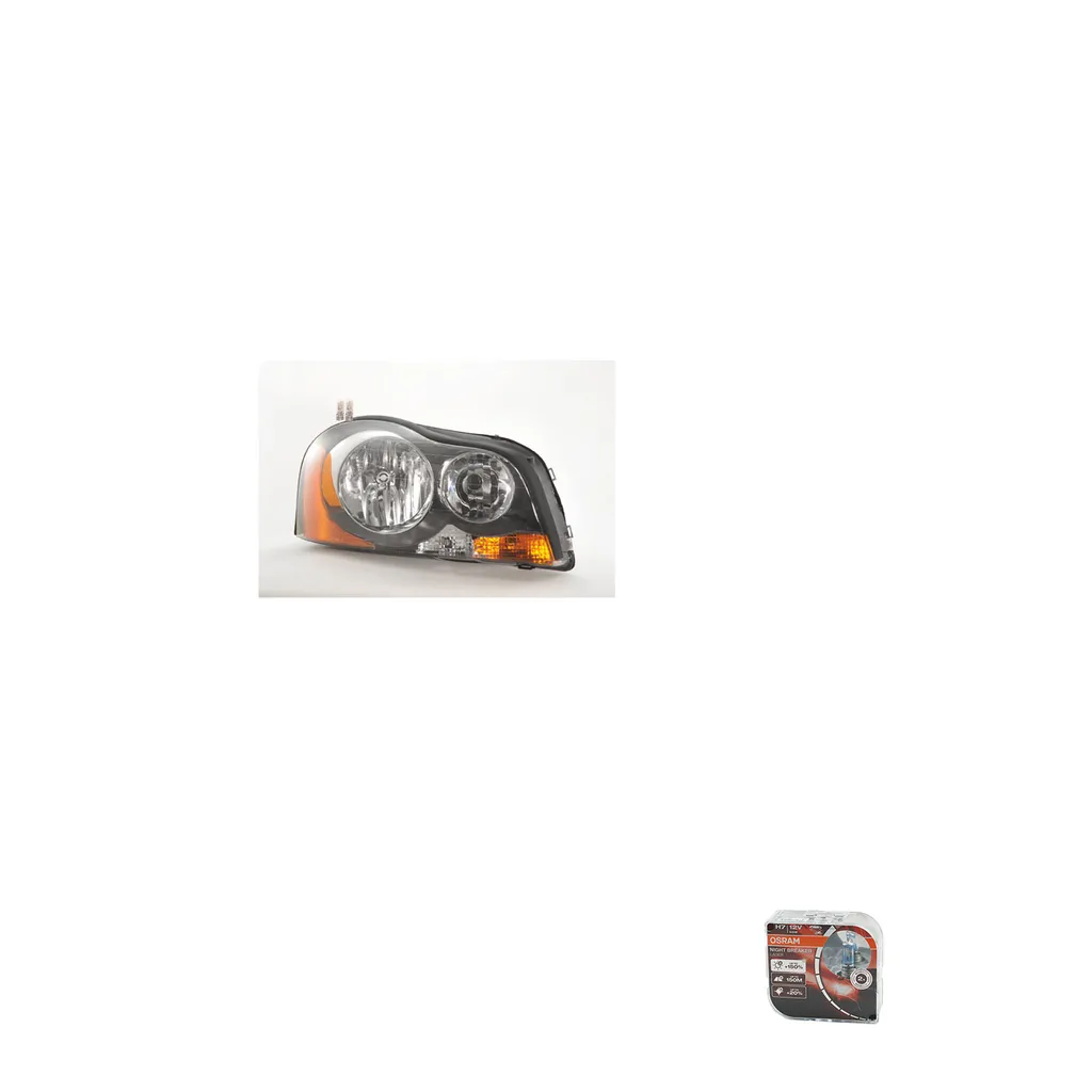 Proiettore Destro Volvo XC90 2002-2006 + Kit Osram Night Breaker H7