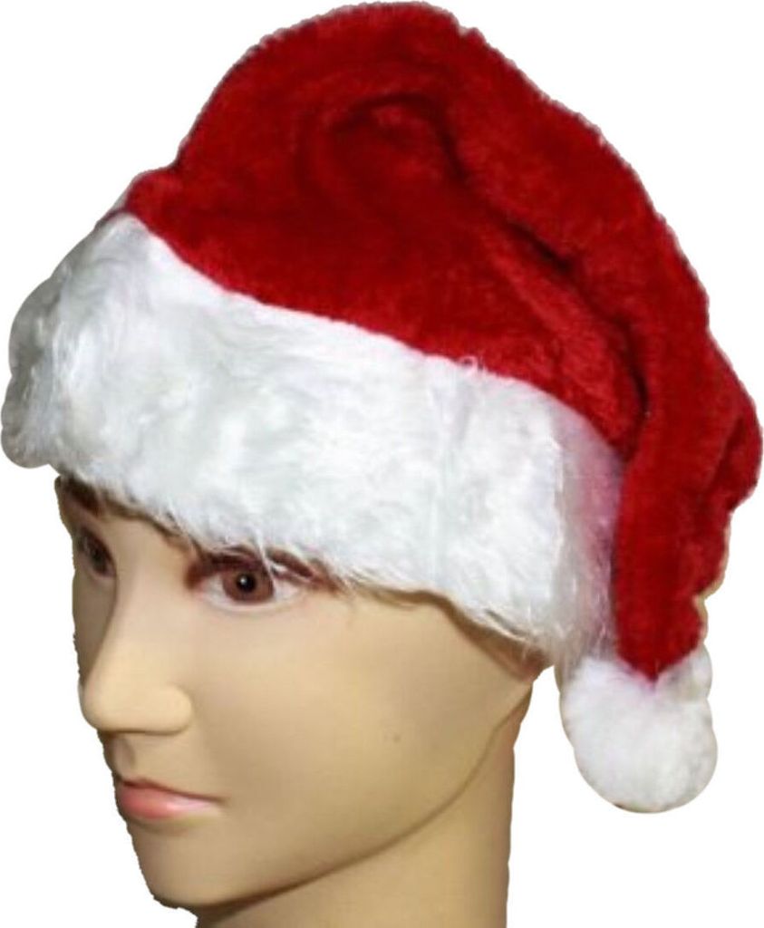 HAAC Weihnachtsmütze Nikolausmütze Nikolaus warm Kuschel Plüsch Plüschmütze