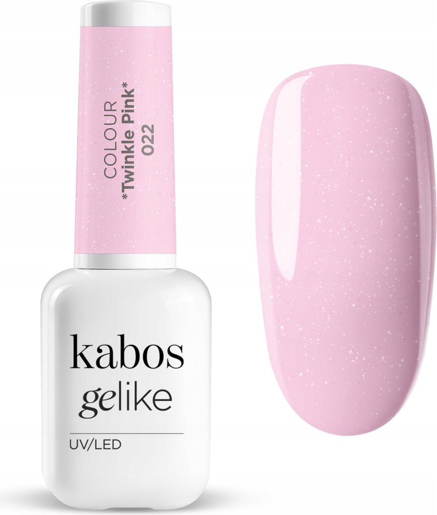 Kabos UV hybridní lak na nehty Gelike 022 Twinkle Pink 8ml Obrázek produktu 