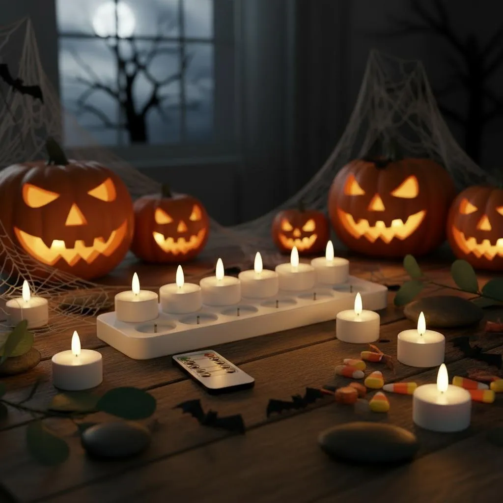 Bougies LED rechargeables INF : fini les piles et les risques de feu