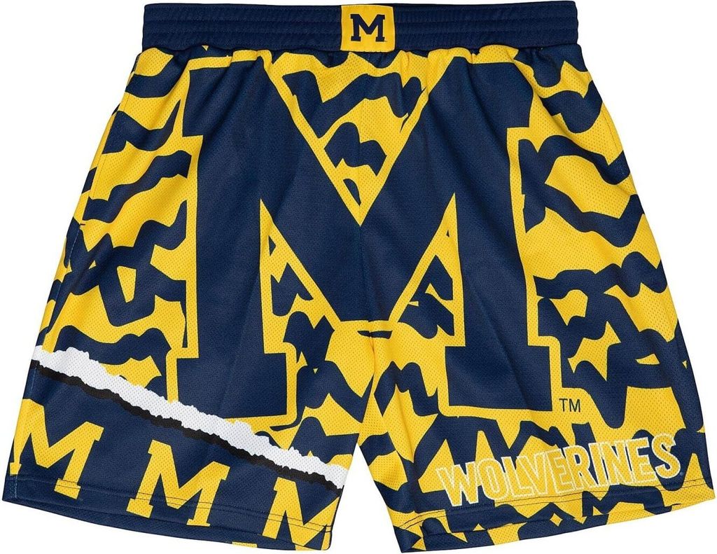 M&N University of Michigan JUMBOTRON Shorts - L