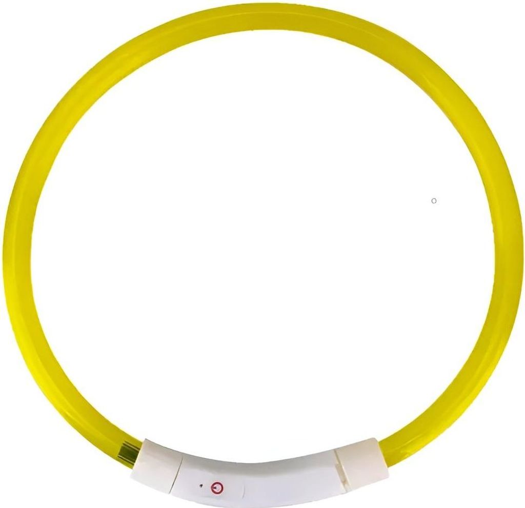Purlov 21631 LED svítící obojek pro kočku a psa 70 cm žlutá Obrázek produktu 