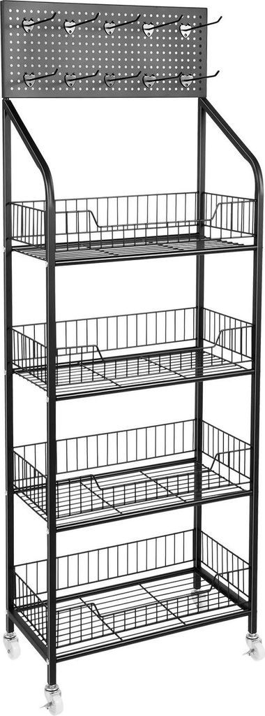 Mehrschichtiger Küchenregal, Freistehendes Design, Robuste Produktbild 