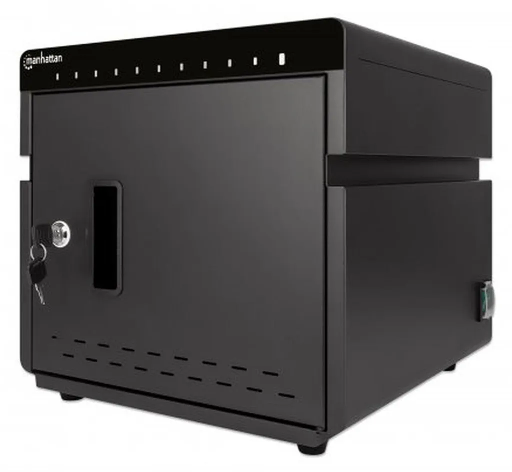 Station de Charge 10 Ports USB-C PD 18W Manhattan Armoire Acier 180W