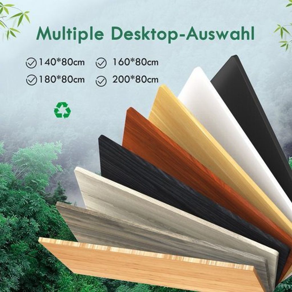 FLEXISPOT Schreibtisch PREMIUM E6 Höhenverstellbarer Produktbild 4