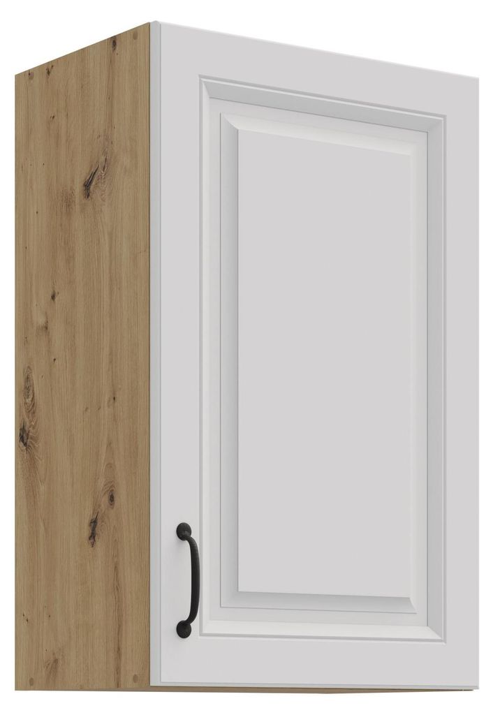 Hängeschrank 45 cm Stilo Weiss + Eiche Artisan Küchenzeile Produktbild 