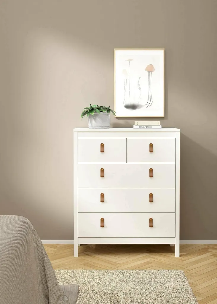 Commode blanche gain de place pour éliminer le désordre à la maison - 4