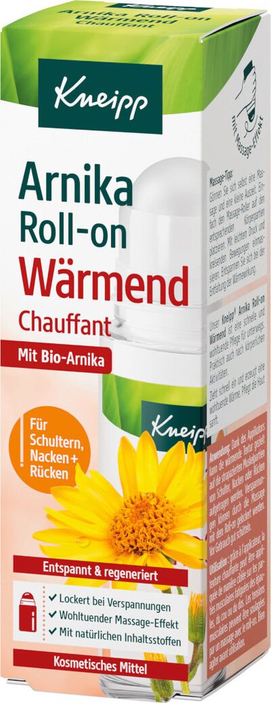 Kneipp Arnica Roll-on réchauffant vegan avec arnica bio Image du produit 