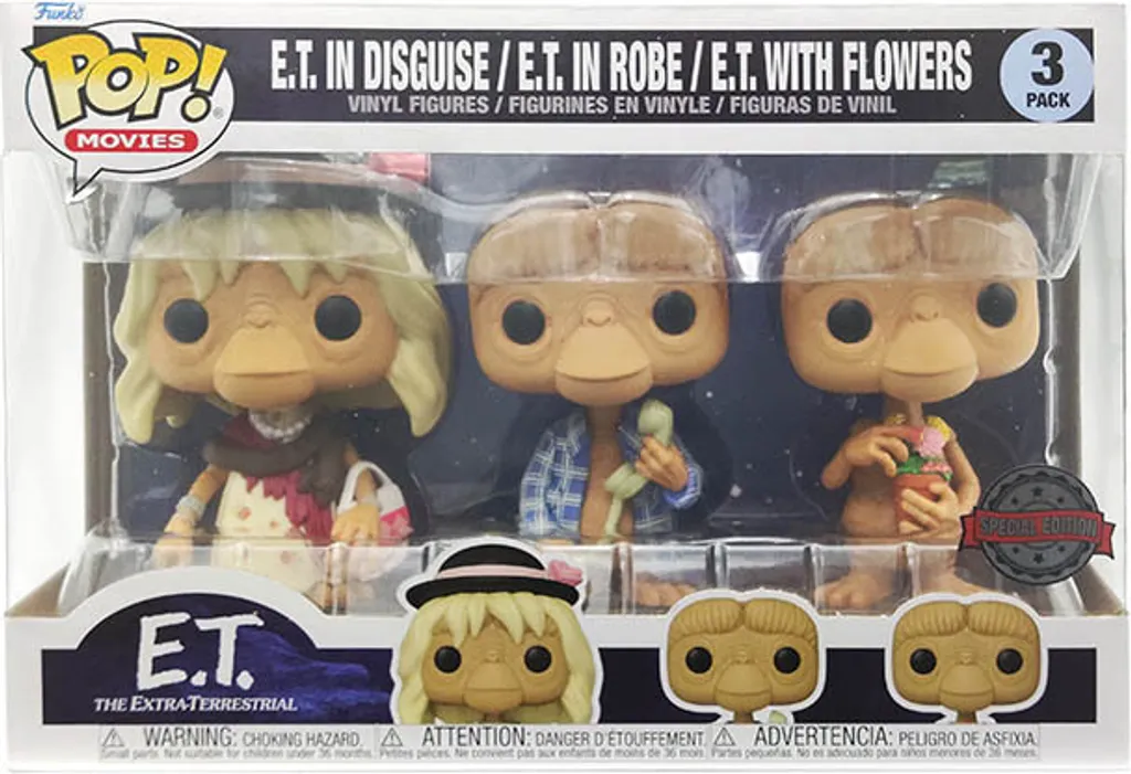 Funko Pop! E.T. l'Extra-Terrestre - Figurine Vinyl Exclusive de Collection