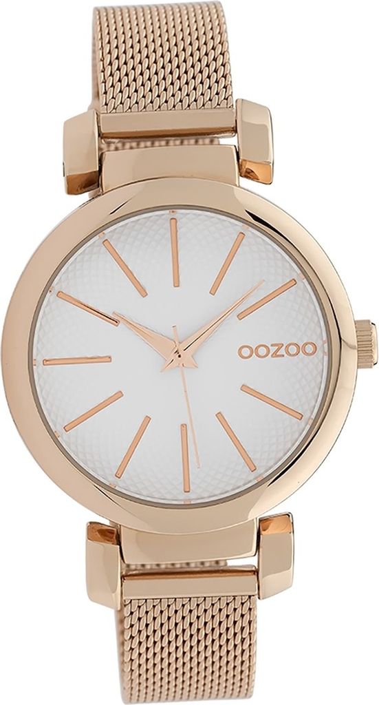 Oozoo Metall Damen Uhr Analog Quarzuhr Armband rosegold Timepieces D2UOC10127