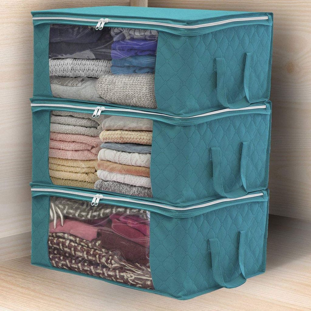 Aufbewahrungsbox für Bettwäsche, Decken, Kleidung 60x43x35 cm
