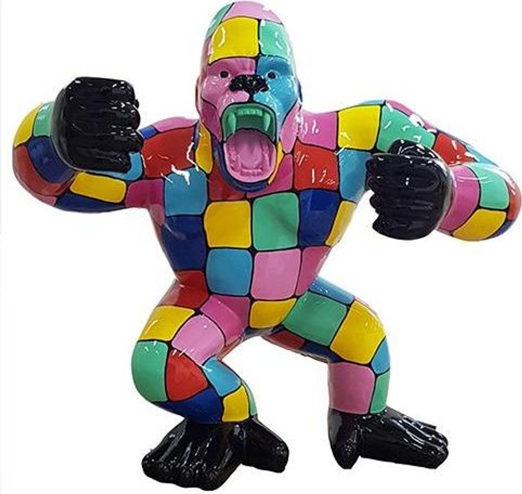 Handarbeit Abstrakte Figur Statue Design Bunte Designer Skulptur 70cm Statuen