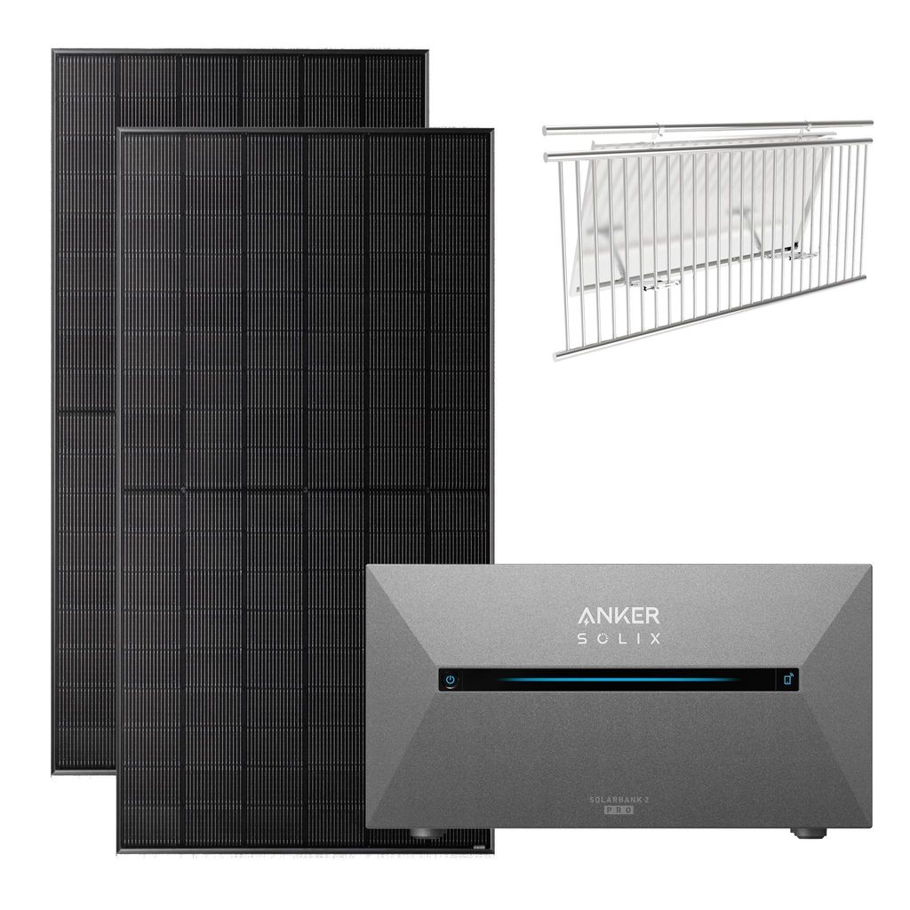 Anker SOLIX 1000W Balkonkraftwerk mit 2×500W SolarSpace Produktbild 