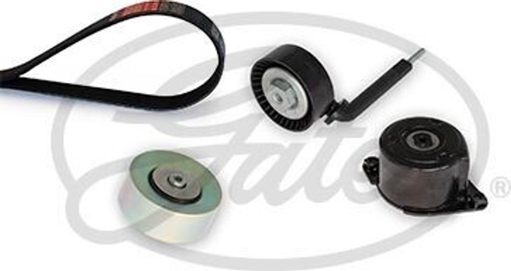 Gates K016PK2090 Keilrippenriemensatz für BMW 3 Limousine (E46) 3 Touring (E46) 3 Compact (E46)