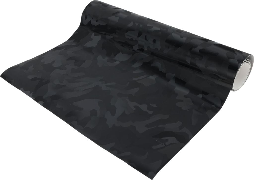 Forged Carbon Folie 300x30cm Selbstklebend Autofolie Auto Folie Blasenfrei DIY-Aufkleber,für Auto,Fahrzeug,Morotrad Tarnfarbe Schwarz