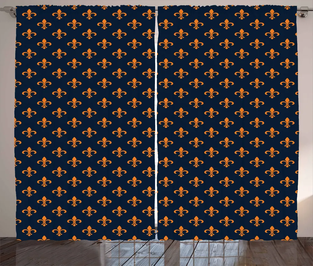 Tenda 280x175 ABAKUHAUS Fleur De Lis con Ganci e Passanti