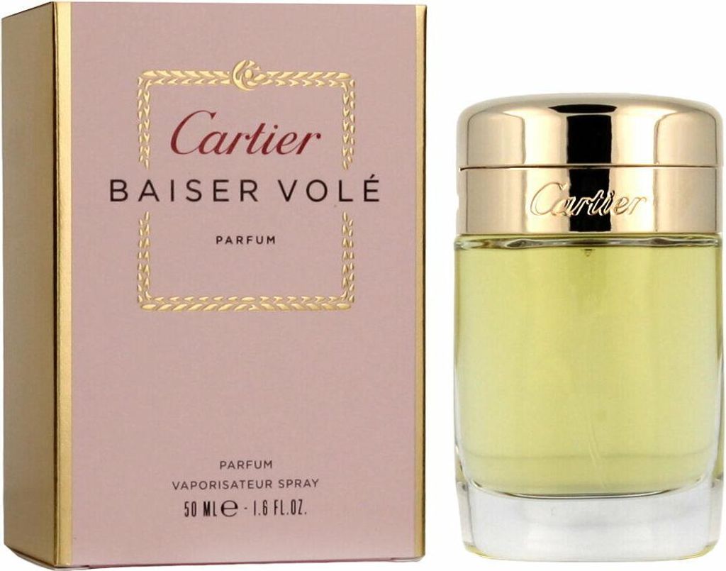 A perfume box and bottle are displayed side-by-side against a white background.