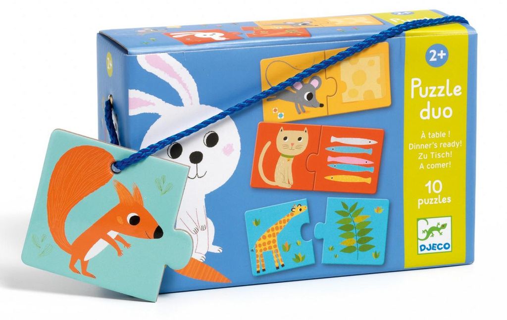 Puzzle duo La mesa, Djeco Immagine del prodotto 