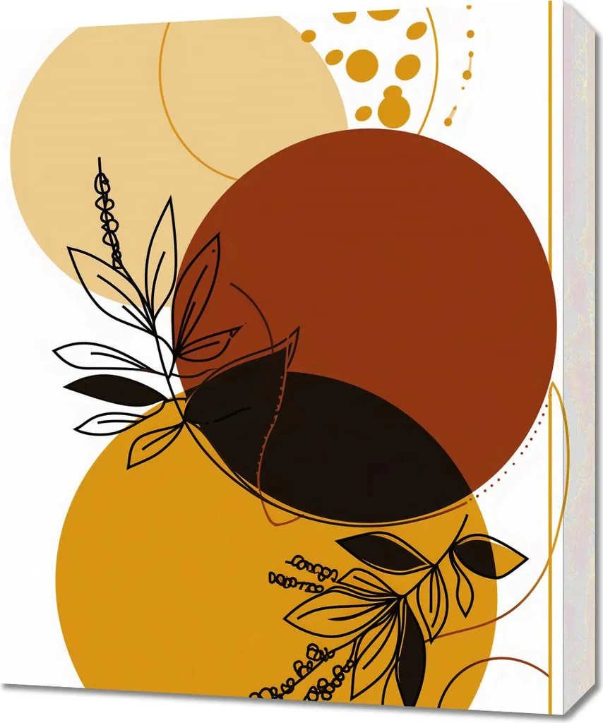 Quadro da Parete 50x60 Echo Solarne - Tela Resistente e Pronta