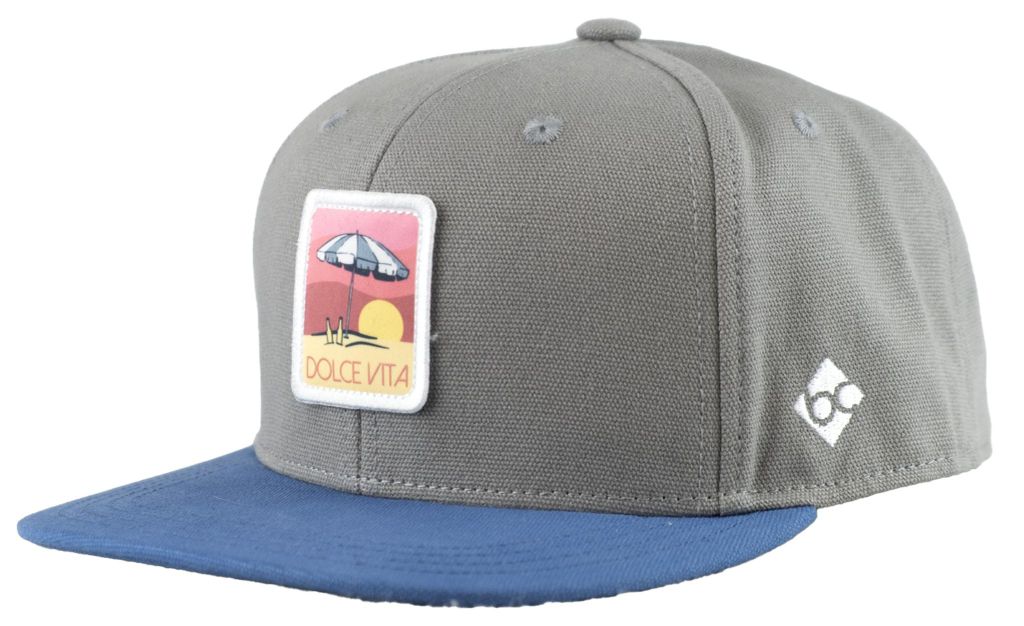 Bavarian Caps Cap "Dolce Vita" - grau (Snapback) one size