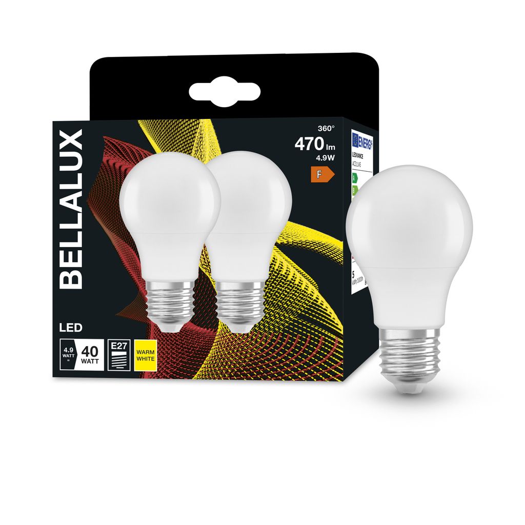 2 x Bellalux LED žiarovka A55 tvar žiarovky 5,5W = 40W E27 Obrázok produktu 