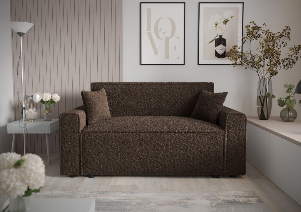 Roe Furniture | Schlafsofa - MIRA BIS - 171 x 90 cm - Anthrazit - Funktionalität & Stil - Mit Bettkasten - Sofa - Sofabett
