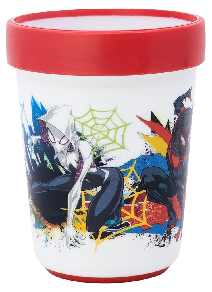 Wiederverwendbarer zweifarbiger Kinderbecher mit rutschfestem Boden, 260 ml