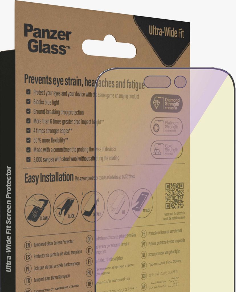 PanzerGlass™ iPhone 14 Pro - Anti-blue light Anti-blue Produktbild 6