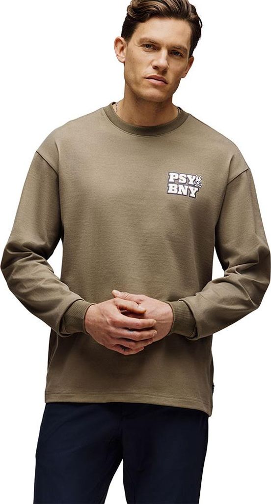 Psycho Bunny Wade Langarm-t-shirt Grün L Herren Grün L