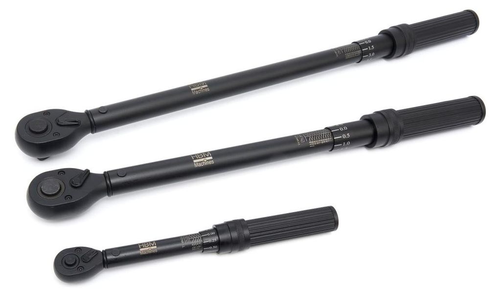 HBM Drehmomentschlüsselsatz, 3-teilig, 5 - 330 Nm