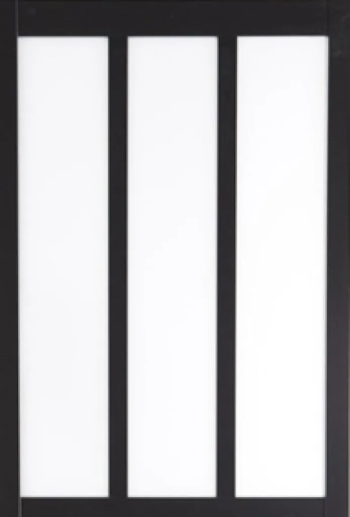 Aménager une cuisine avec verrière noire 3 vitres MDF 1080 x 1123 mm