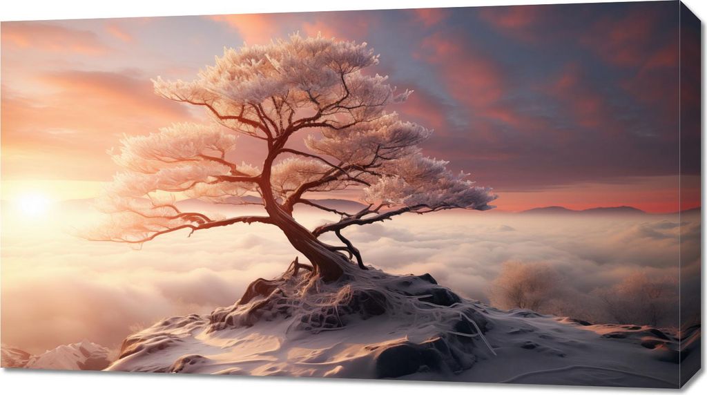 Bild 90x50cm Winter-Odyssee