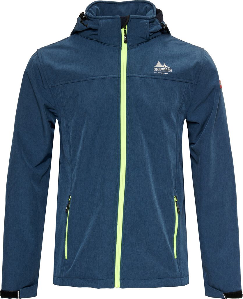 Nordberg Mats - Softshell Outdoor Sommerjacke Herren - Navy Melange - Größe M