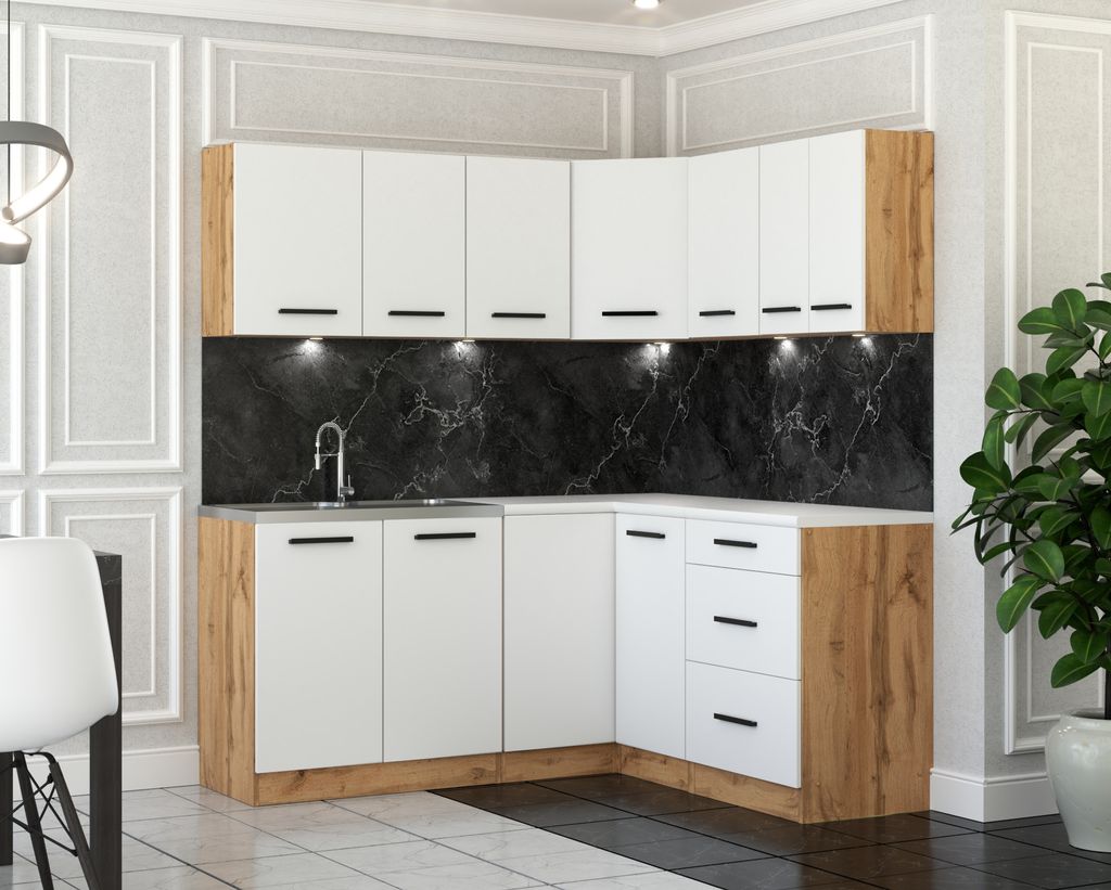 Blanco ® Meble kuchenne narożne Kuchnia narożna DIANA 3,2m Zdjęcie produktu 