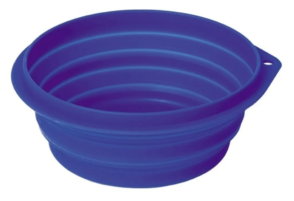 Nobby Ciotola da Viaggio Silicone Blu 1000ml | Salvaspazio Chic