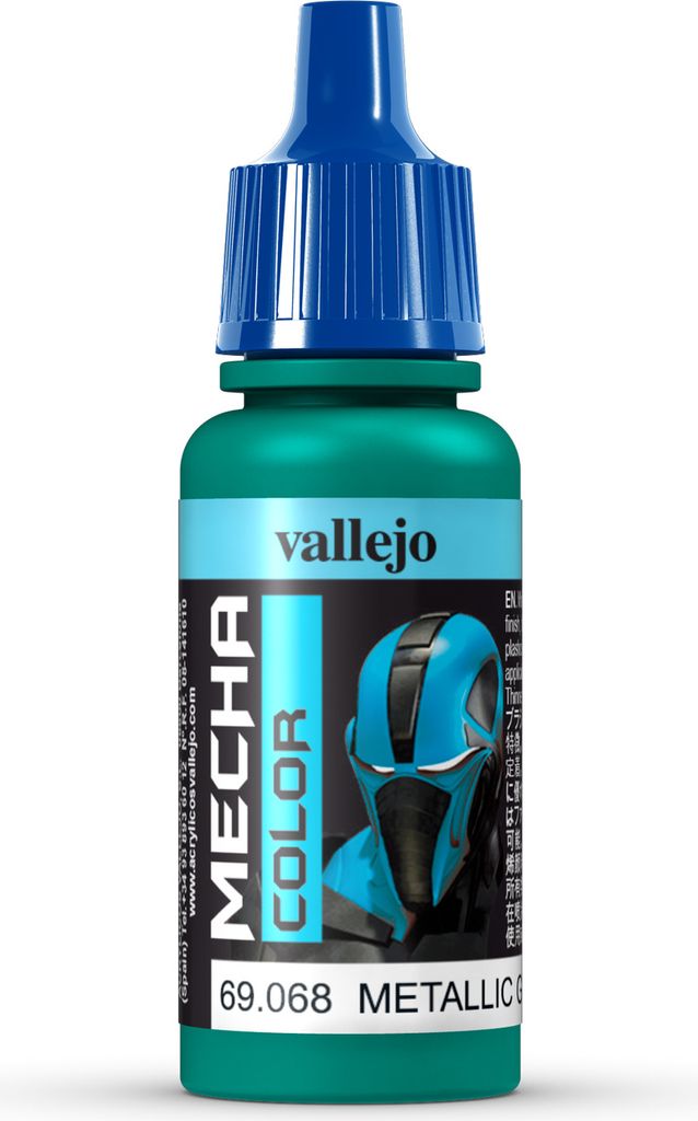 Vallejo Mecha Color 068 Metallic Green 17ml Airbrushfarbe