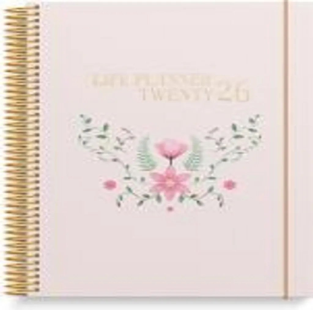 Agenda Life Planner 2026 Rose : planificateur hebdomadaire A5 Burde