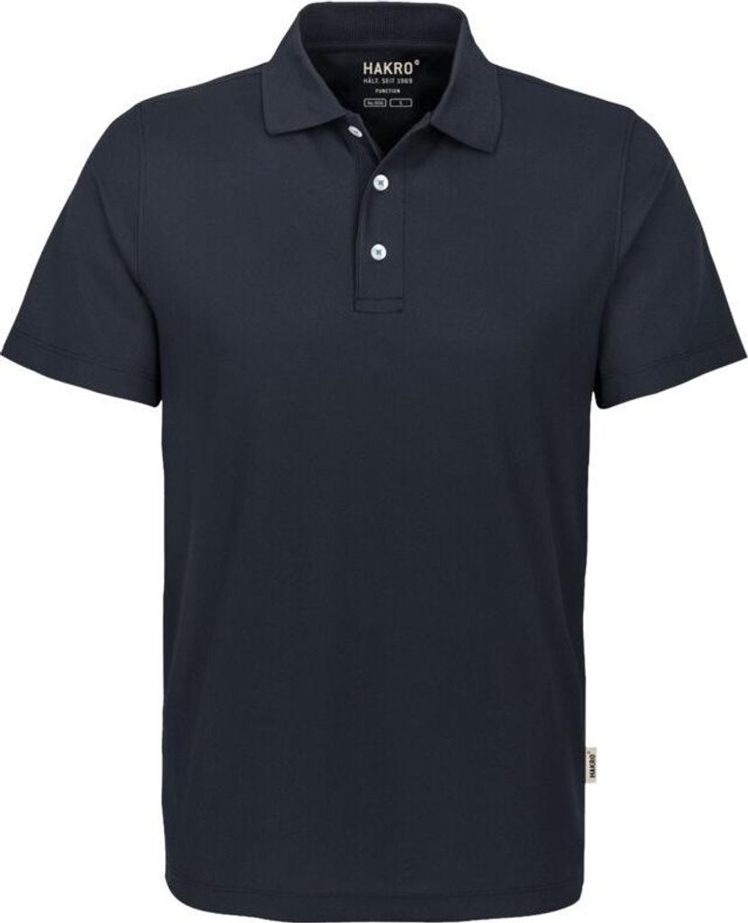 HAKRO Poloshirt Coolmax (Polyesterfasern) #806 Herren Gr. S tinte