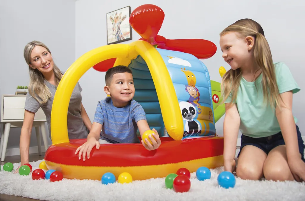 Parc Gonflable Sécurisé Hélicoptère Bestway pour Éviter les Chocs
