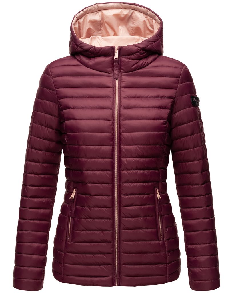 Marikoo Asraa Leichte Damen Herbst Steppjacke mit Kapuze Produktbild 