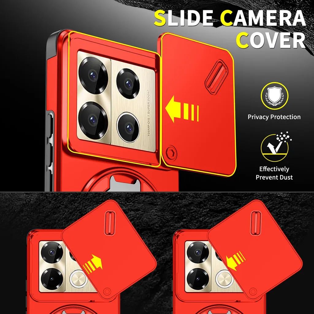 Custodia Rossa Infinix Note 40 Pro: Stile Urban e Sicurezza Pro - 2