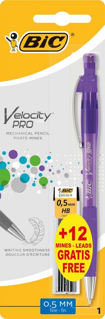 Ołówek automatyczny Bic Velocity Pro 0.5 mm + 12 wkładów