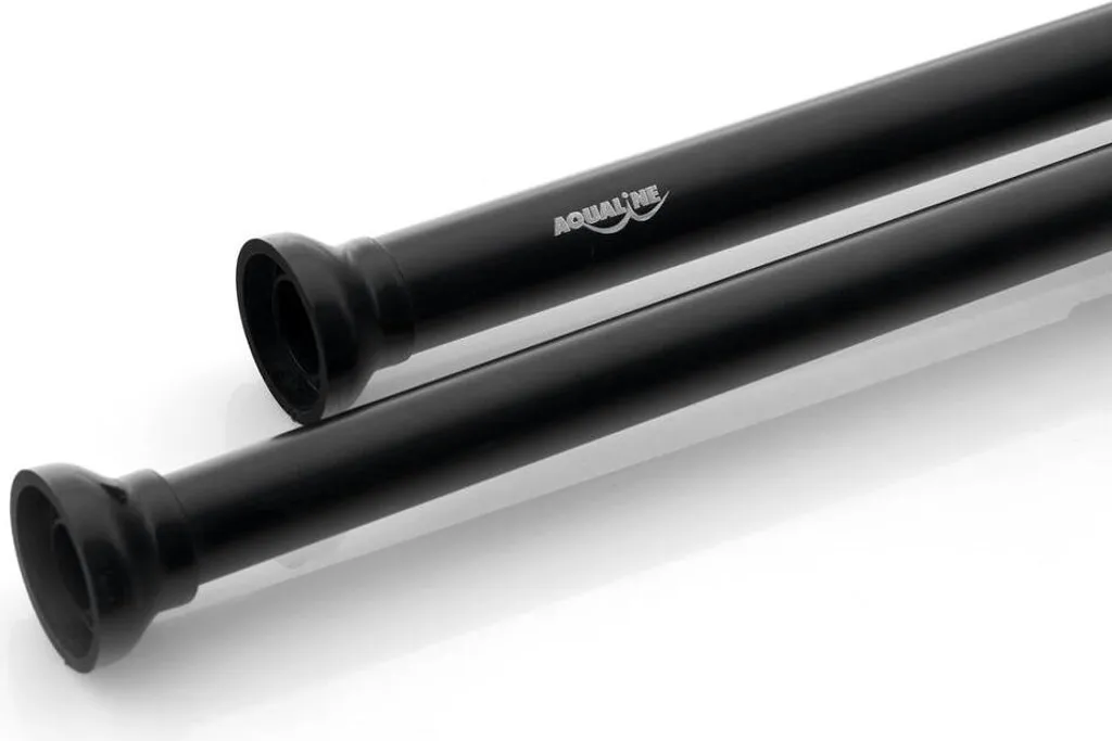 Prezzo Shock: Binario Tenda Doccia Telescopico Nero 215cm | Robusto