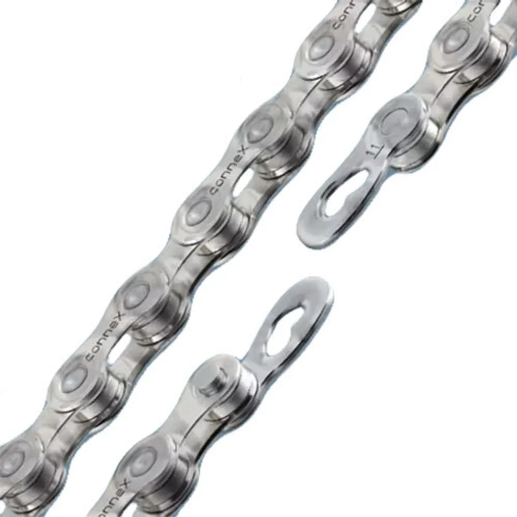 Chaîne Connex 11sW 11v version cirée 118 maillons argentée durable - 3