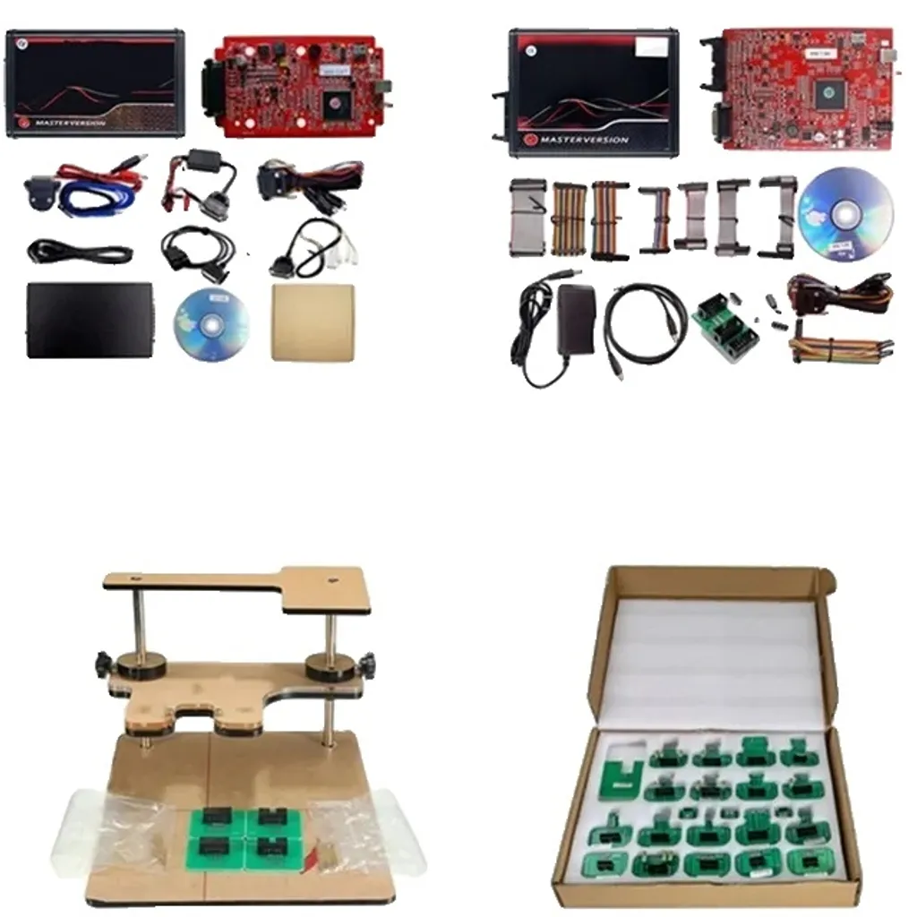 Outil de Reprogrammation ECU Kess V280 Rouge avec Adaptateurs BDM Ktag