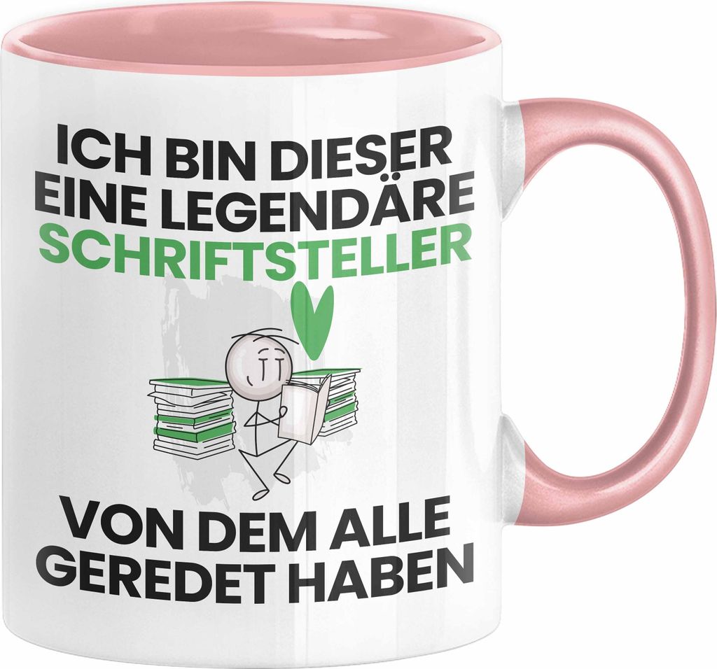 Schriftsteller Geschenk Tasse Lustige Geschenkidee Produktbild 