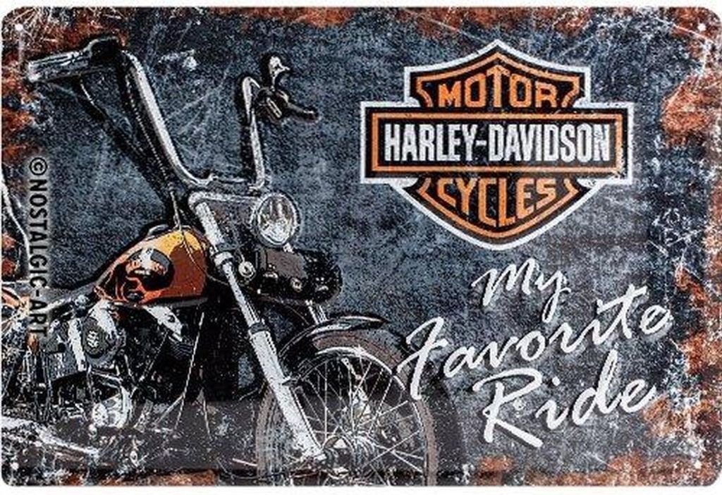 Nostalgic-Art - Blechschild 20 x 30cm - Harley-Davidson - Produktbild 