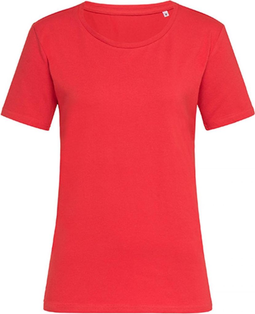Stedman ST9730 | Damen Relax Crew Neck, Single-Jersey Full-Feeder - Farbe: Scarlet Red - Größe: XL