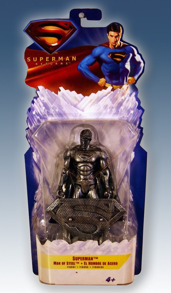 Superman Returns Exclusive Man of Steel Actionfigur 16cm inkl. Base