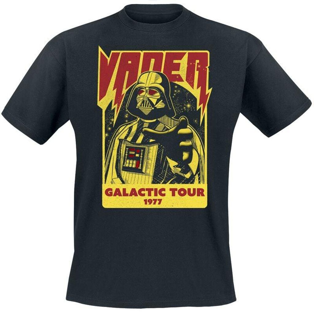 Star Wars T-Shirt Herren Darth Vader Tour schwarz M